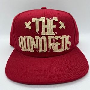 The Hundreds Spellout SnapBack Flat Brim Streetwear Hat Cap